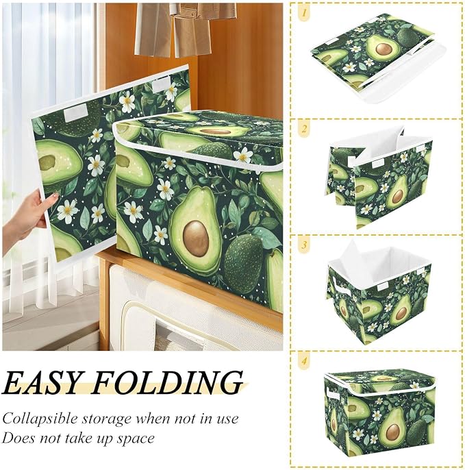 Dark Green Avocado Daisy