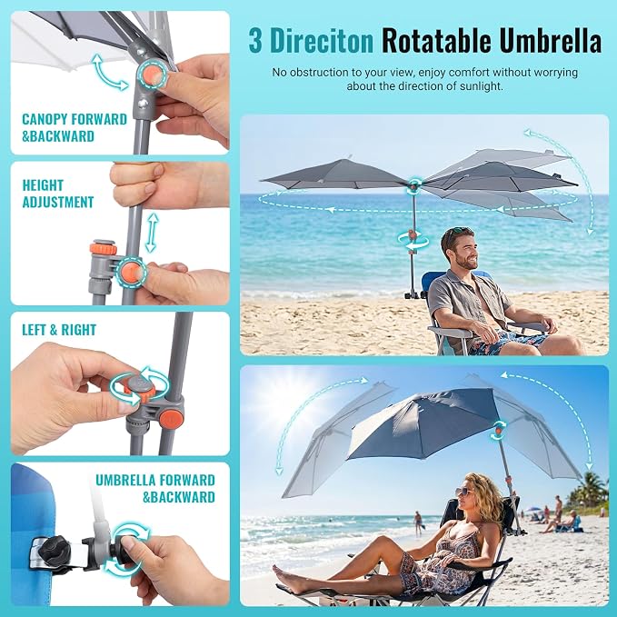 Grey/Black+umbrella