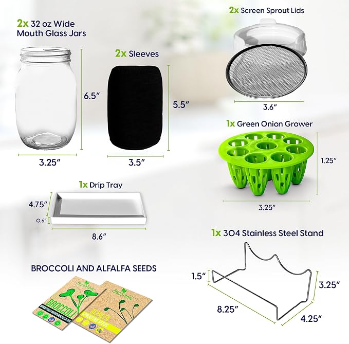 Sprout Jar + Seeds