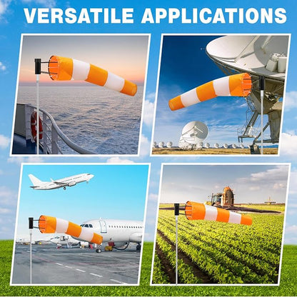 Orange and White