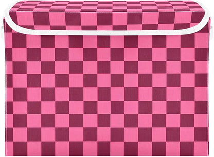 Checkered Hot Pink