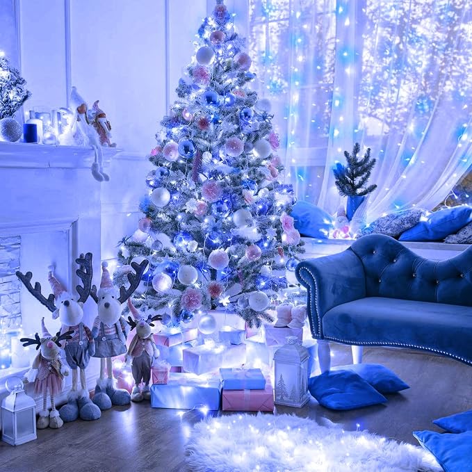 Blue and White