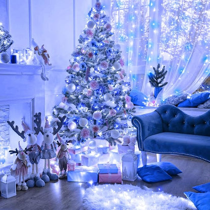 Blue and White