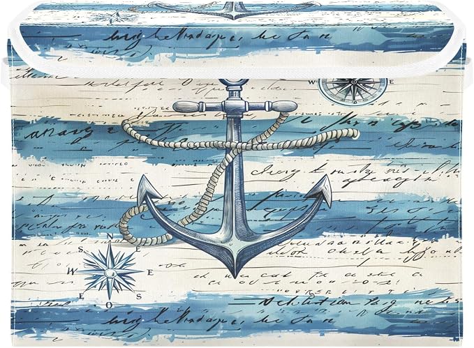 Vintage Blue Sea Pattern