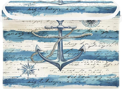 Vintage Blue Sea Pattern