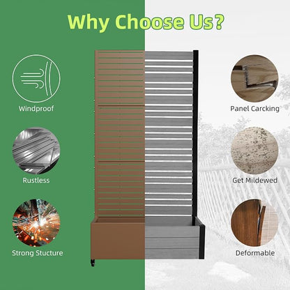 Brown-Louvered
