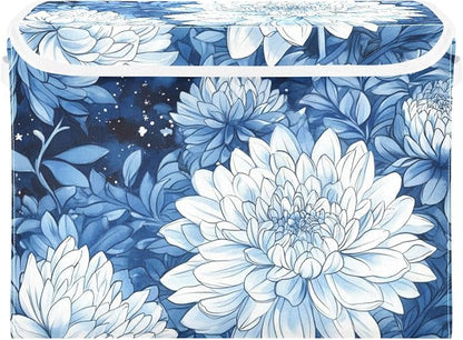 Chrysanthemum Flowers Stars Blue