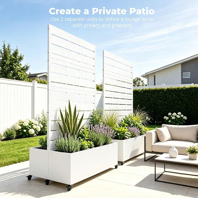 White-louvered