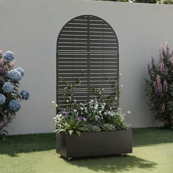 Black-louvered-arched