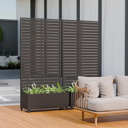 Black-louvered