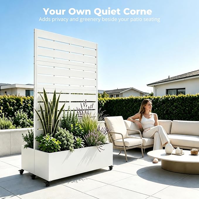 White-louvered