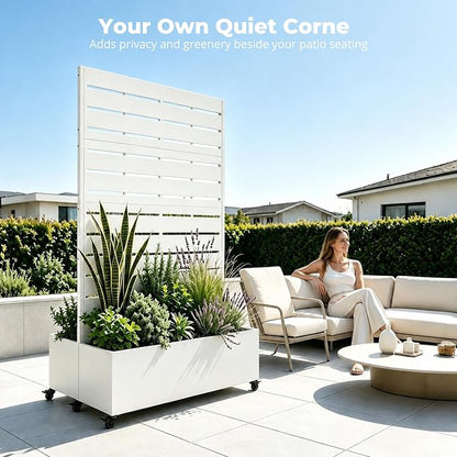 White-louvered