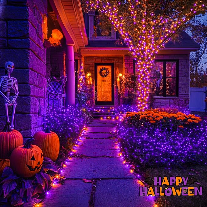 Orange and Purple