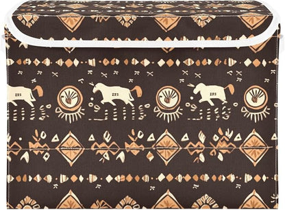 Brown Aztec Beige Horse