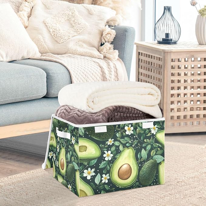 Dark Green Avocado Daisy
