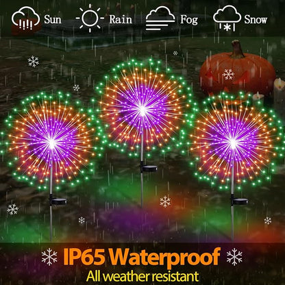 Green, Orange, Purple