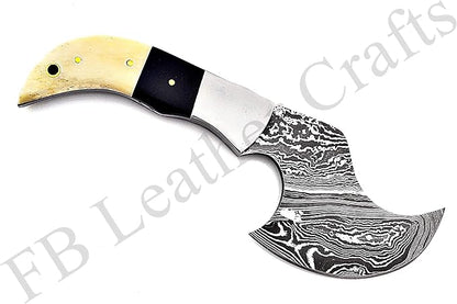 Natural Bone and Black Horn