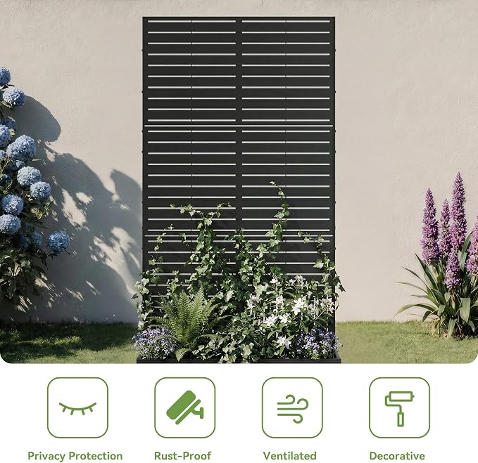 Black-louvered
