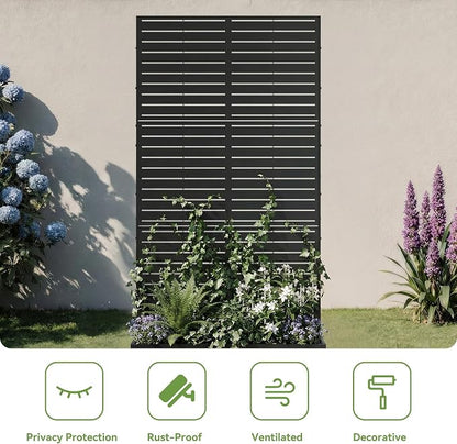 Black-louvered