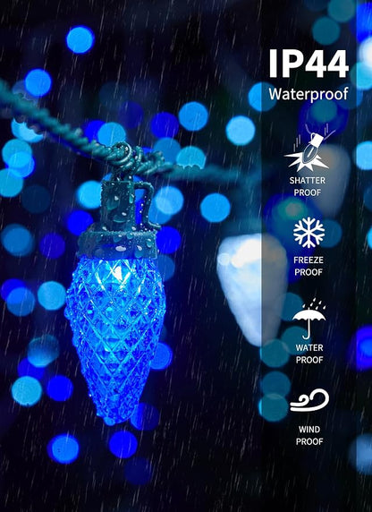 Blue & Pure White
