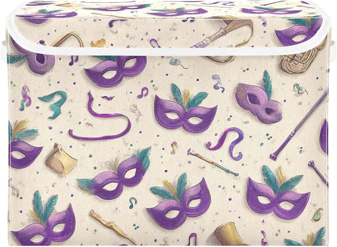 Beige Shrove Tuesday Masks