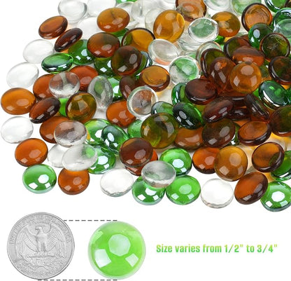 Emerald Green, Crystal Ice, Caramel