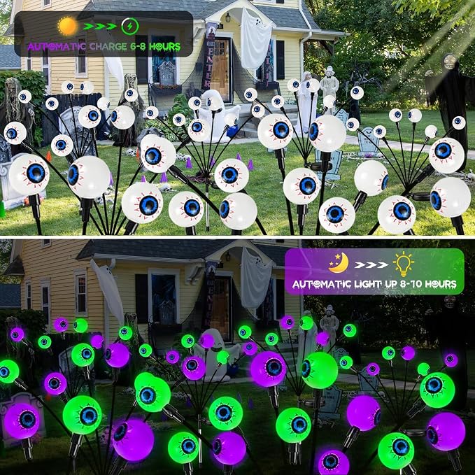 Purple and Green