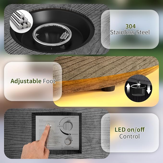 Dark Gray WG - Warm LED