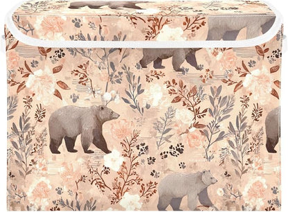 Brown Bears Flowers Plants