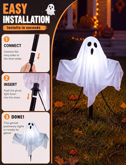 White (hanging fabric ghost)