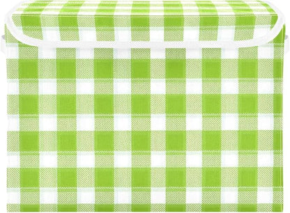 Spring Green Gingham Checker