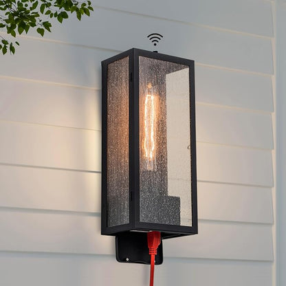 With outlet & dusk to dawn