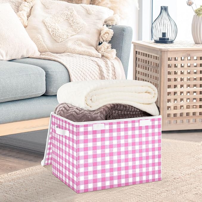 Pink Gingham Checkered