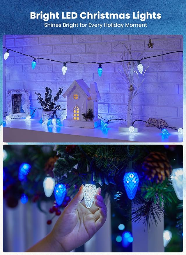 Blue & Pure White