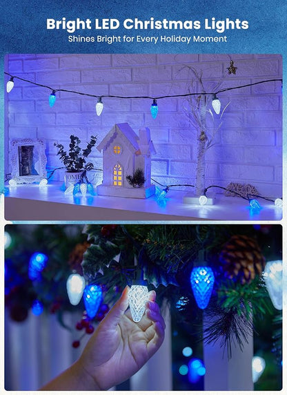 Blue & Pure White