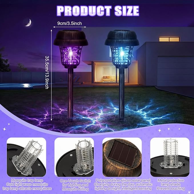 Bronze Exterior, Purple, Multicolor Light