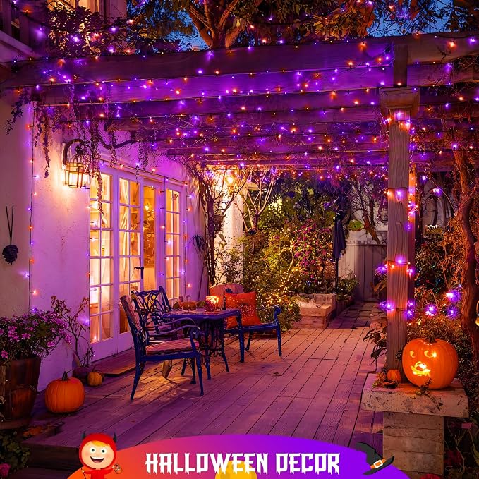 Orange and Purple