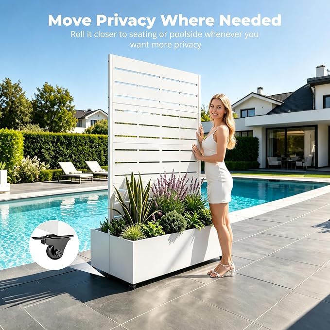 White-louvered