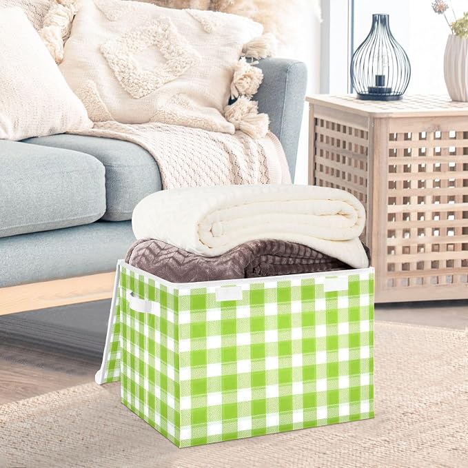 Spring Green Gingham Checker