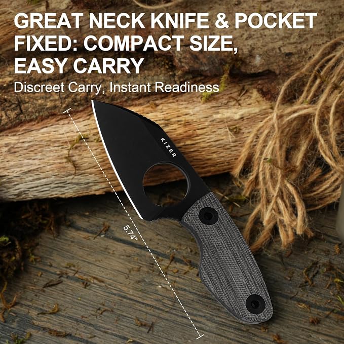 Black Micarta Handle