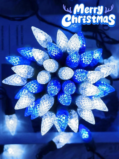 Blue and White