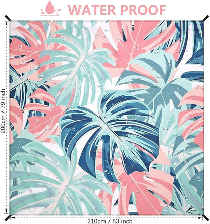 Flamingoes-palm