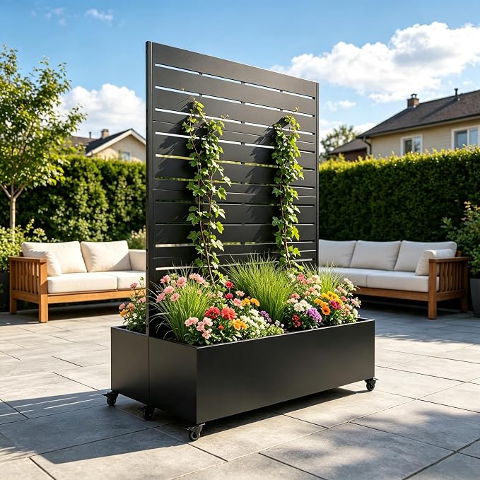 Black-louvered
