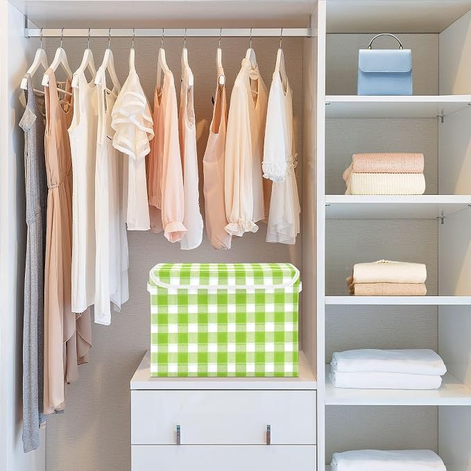 Spring Green Gingham Checker