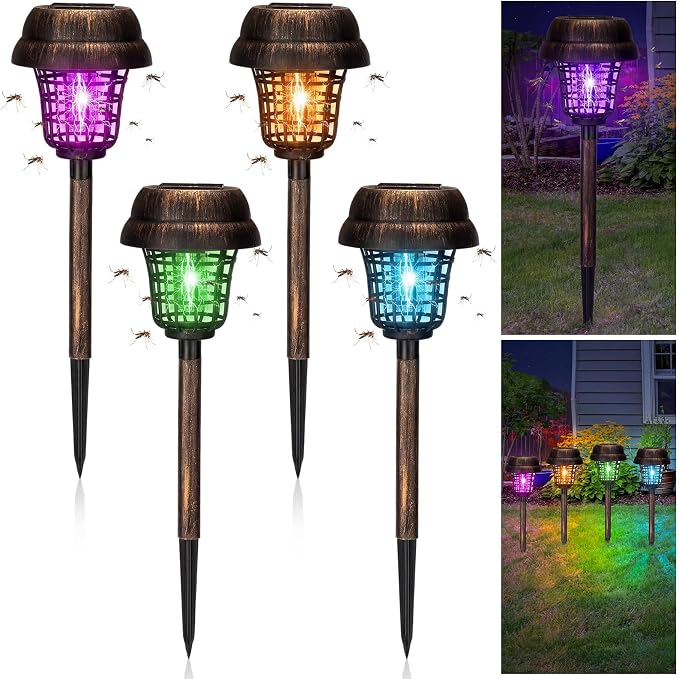 Bronze Exterior, Purple, Multicolor Light