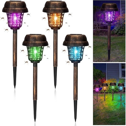 Bronze Exterior, Purple, Multicolor Light