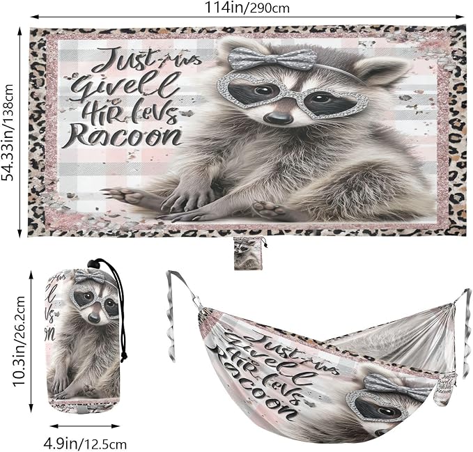 Just a Girl Who Loves Raccoon