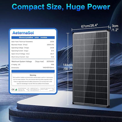 800W Bifacial