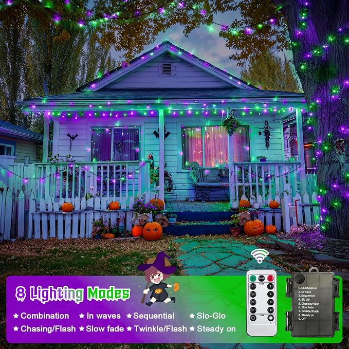 Purple and Green