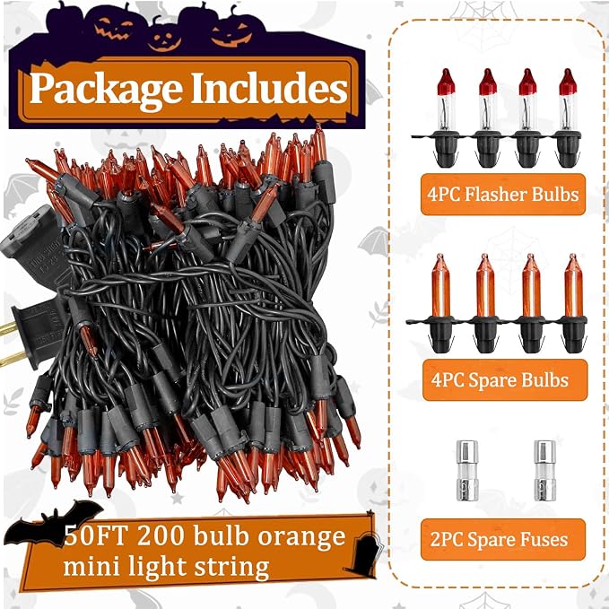 orange light black wire